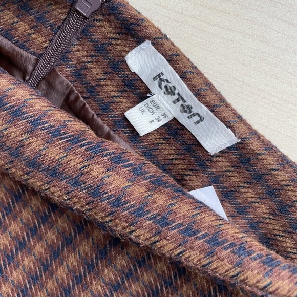 Check Tweed A-Line Skirt - Picture 5 of 5